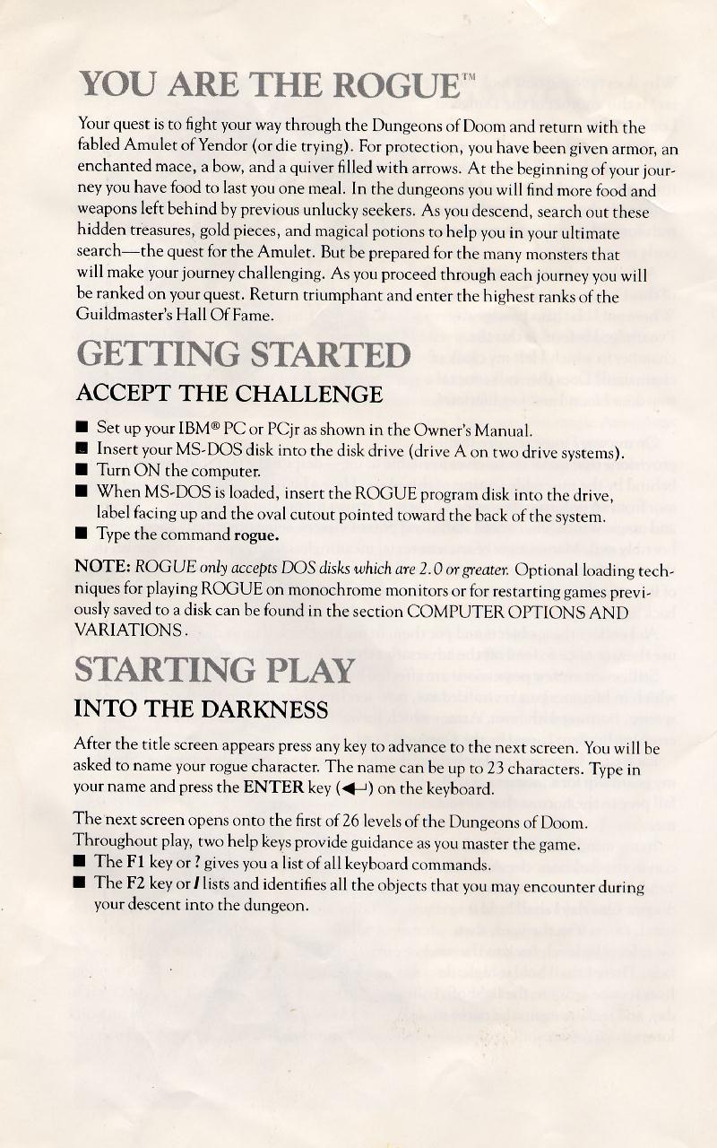 Rogue Manual Page #3