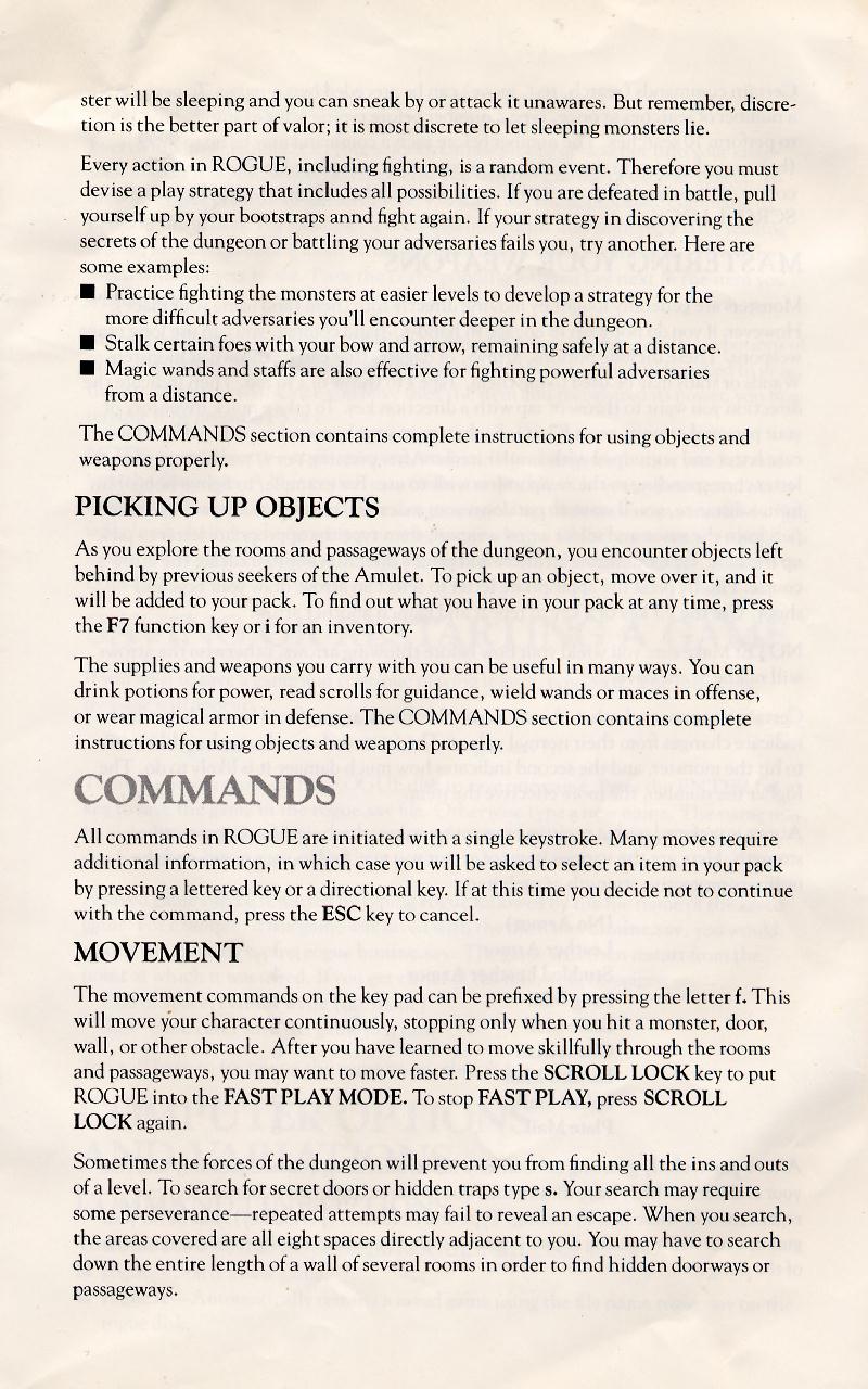 Rogue Manual Page #6